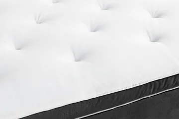 Ella Sängpaket 140x200 cm Djuphäftad Gavel - Mörkgrå/Sammet - Möbler - Säng - Kontinentalsäng