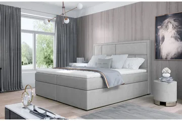 Emeron Sängpaket 140x200 cm - Grå - Möbler - Säng - Komplett sängpaket