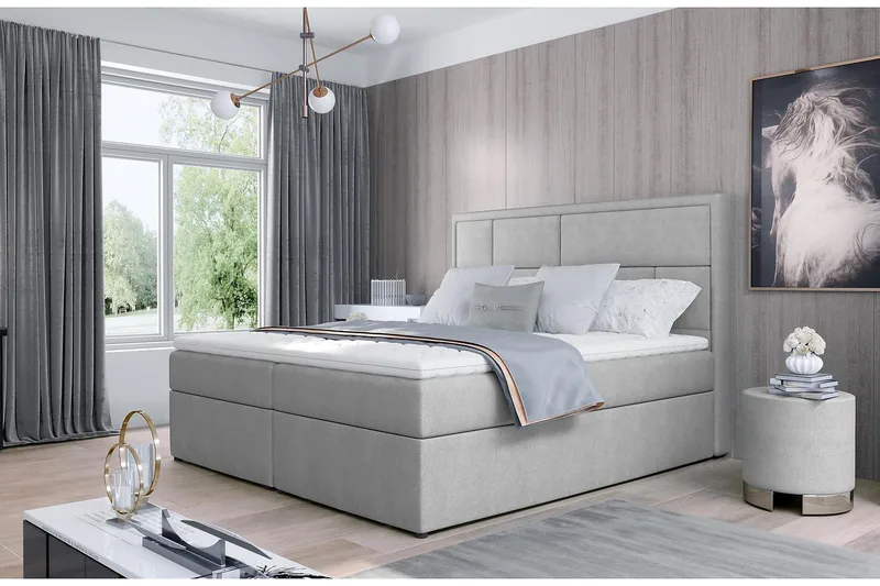 Emeron Sängpaket 160x200 cm, Grå