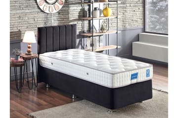 Endulanie Sängram med Sänggavel Singel 100x200 cm - Svart - Möbler - Säng - Komplett sängpaket