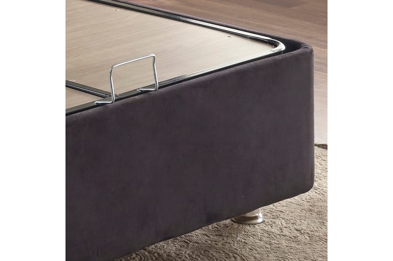 Endulanie Sängram med Sänggavel Singel 120x200 cm - Svart - Möbler - Säng - Komplett sängpaket