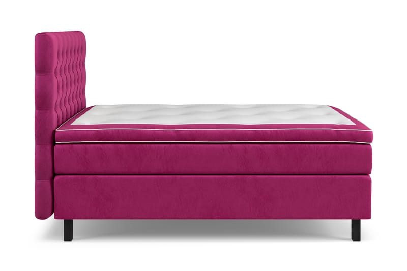 Komplett Sängpaket Estelle 120x200 cm - Rosa|Sammet - Kontinentalsäng - Komplett sängpaket