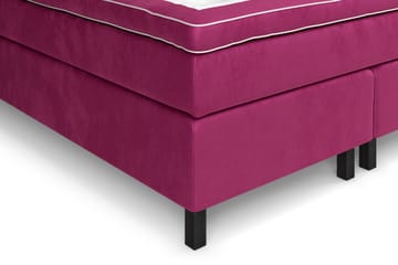 Komplett Sängpaket Estelle 160x200 cm - Rosa|Sammet - Möbler - Säng - Kontinentalsäng