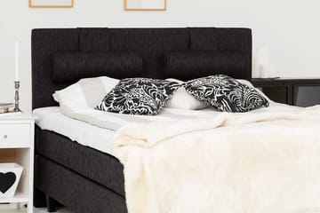 Grand Kontinentalsäng Komplett Sängpaket 180x200 cm - Svart - Möbler - Säng - Kontinentalsäng