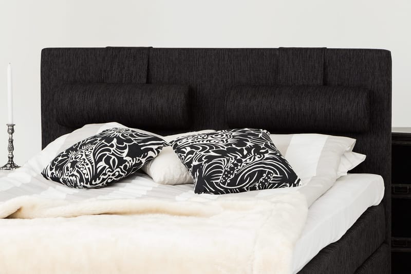 Grand Kontinentalsäng Komplett Sängpaket 180x200 cm - Svart - Möbler - Säng - Kontinentalsäng