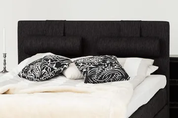Grand Kontinentalsäng Komplett Sängpaket 180x200 cm - Svart - Möbler - Säng - Kontinentalsäng