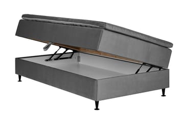 Happy Pluss Säng med Förvaring 90x200 - Grå - Möbler - Säng - Säng med förvaring