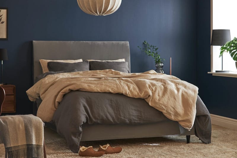 Happy Plus Kontinentalsäng 140x200 cm - Grå - Möbler - Säng - Kontinentalsäng