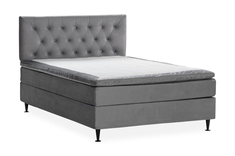 Happy Plus Sängpaket Kontinentalsäng 140x200 cm - Grå - Möbler - Säng - Kontinentalsäng