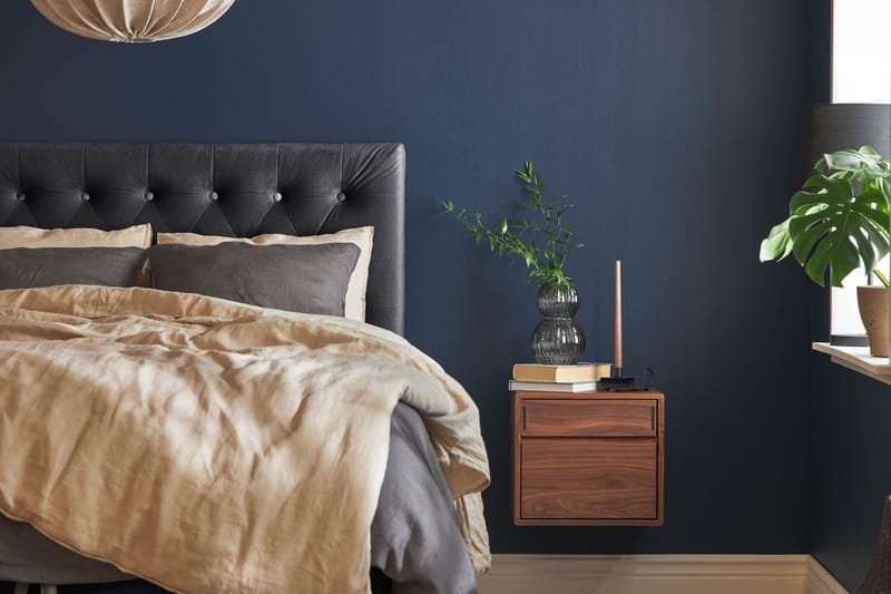 Happy Plus Sängpaket Kontinentalsäng 140x200 cm - Mörkgrå - Möbler - Säng - Kontinentalsäng