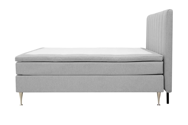 Komplett Sängpaket Hilton High 160x200 cm - Grå - Möbler - Säng - Kontinentalsäng
