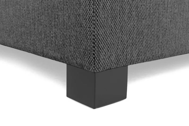 Imperia Komplett Sängpaket 210x210 cm Kontinentalsäng med gavel - Mörkgrå - Möbler - Säng - Kontinentalsäng