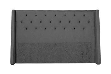 Imperia Komplett Sängpaket 210x210 cm Kontinentalsäng med gavel - Mörkgrå - Möbler - Säng - Kontinentalsäng