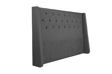 Imperia Komplett Sängpaket 210x210 cm Kontinentalsäng med gavel - Mörkgrå - Möbler - Säng - Kontinentalsäng