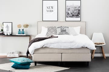 Jolie Komplett Sängpaket 180x200 cm - Beige - Möbler - Säng - Kontinentalsäng