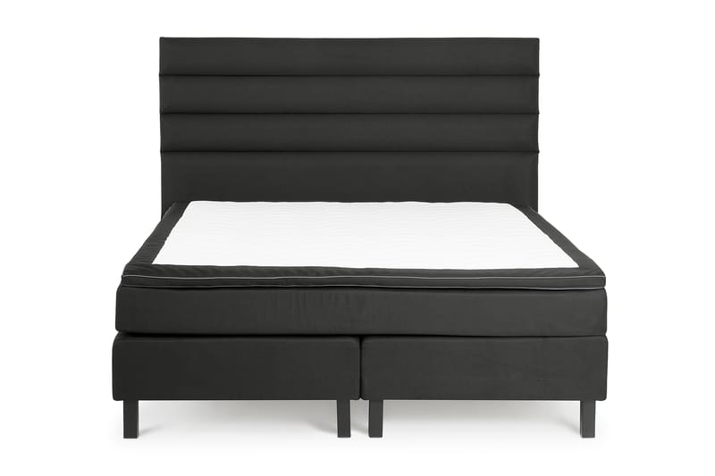 Komplett Sängpaket Juliett Superior - 180x200 Svart - Kontinentalsäng - Dubbelsäng - Komplett sängpaket