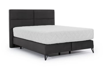Kasyap Sängpaket Ramsäng 140x200 cm - Mörkgrå - Möbler - Säng - Komplett sängpaket