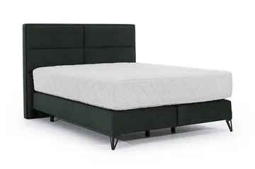 Kasyap Sängpaket Ramsäng 140x200 cm - Mörkgrön - Möbler - Säng - Komplett sängpaket
