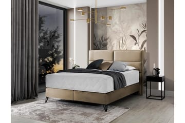 Kasyap Sängpaket Ramsäng 160x200 cm - Beige - Möbler - Säng - Komplett sängpaket