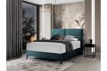 Kasyap Sängpaket Ramsäng 160x200 cm - Blå - Möbler - Säng - Komplett sängpaket