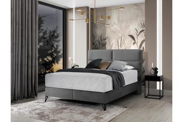 Kasyap Sängpaket Ramsäng 160x200 cm - Grå - Möbler - Säng - Komplett sängpaket