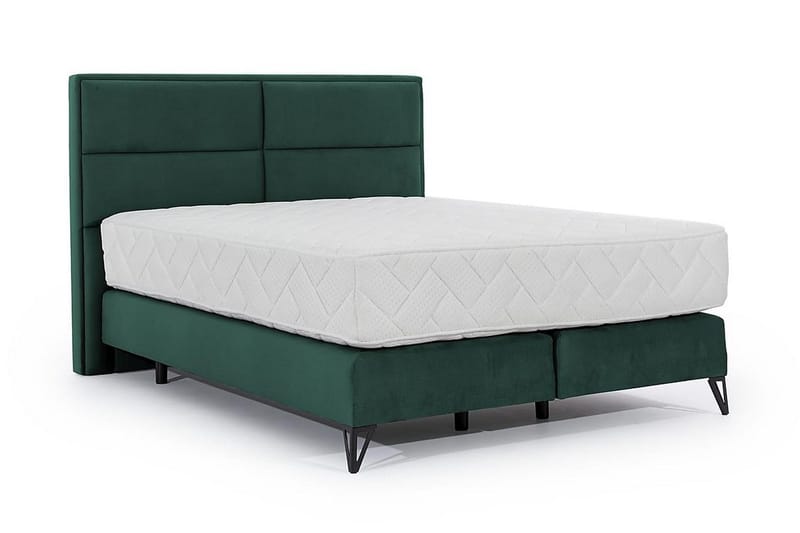 Kasyap Sängpaket Ramsäng 160x200 cm - Grön - Möbler - Säng - Komplett sängpaket