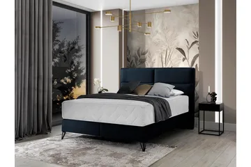 Kasyap Sängpaket Ramsäng 180x200 cm - Mörkblå - Möbler - Säng - Komplett sängpaket