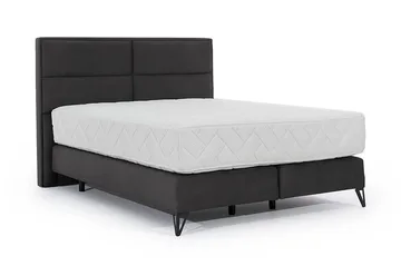 Kasyap Sängpaket Ramsäng 180x200 cm - Mörkgrå - Möbler - Säng - Komplett sängpaket