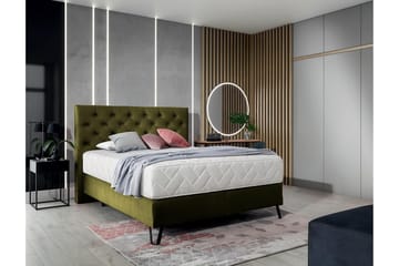 Katsumi Sängpaket Ramsäng 140x200 cm - Olivgrön - Möbler - Säng - Komplett sängpaket