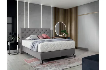 Katsumi Sängpaket Ramsäng 180x200 cm - Grå - Möbler - Säng - Komplett sängpaket