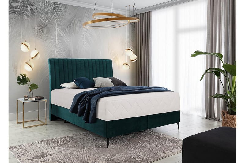 Katsuo Sängpaket Ramsäng 140x200 cm - Turkos - Möbler - Säng - Komplett sängpaket