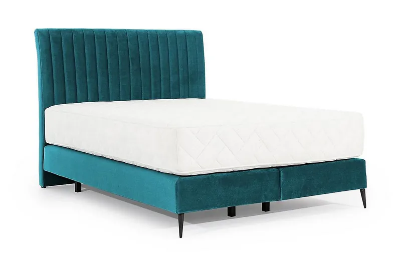 Katsuo Sängpaket Ramsäng 160x200 cm - Blå - Möbler - Säng - Komplett sängpaket
