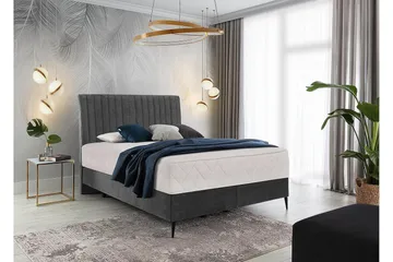 Katsuo Sängpaket Ramsäng 160x200 cm - Grå - Möbler - Säng - Komplett sängpaket