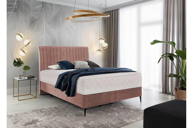 Katsuo Sängpaket Ramsäng 160x200 cm - Rosa - Möbler - Säng - Komplett sängpaket