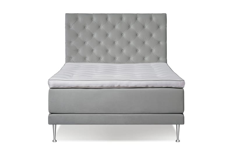 Kolina Komplett Sängpaket 140x200 - Ljusgrå - Möbler - Säng - Komplett sängpaket