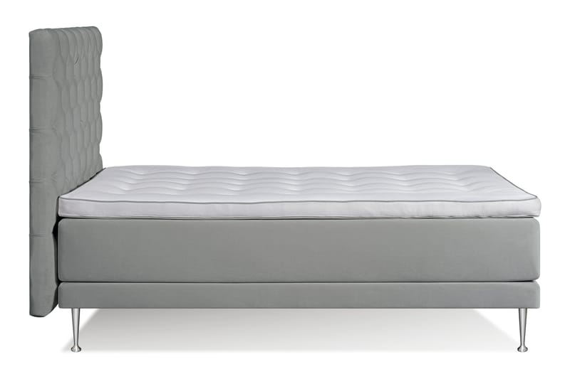 Kolina Komplett Sängpaket 140x200 - Ljusgrå - Komplett sängpaket