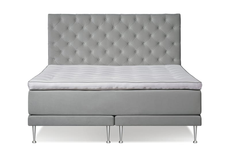 Kolina Komplett Sängpaket 180x200 - Ljusgrå - Möbler - Säng - Komplett sängpaket