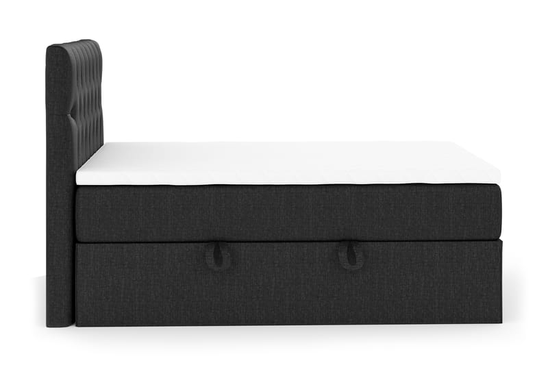 Komplett Sängpaket Boxy Box Bed Svart/Grå - 120x200 cm - Möbler - Säng - Säng med förvaring
