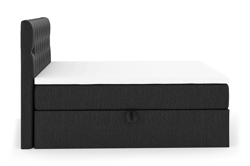 Komplett Sängpaket Boxy Box Bed Svart/Grå - 160x200 cm - Möbler - Säng - Säng med förvaring
