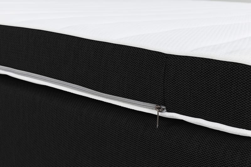 Komplett Sängpaket Brighton Svart - 160 cm - Kontinentalsäng - Dubbelsäng - Komplett sängpaket