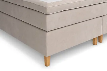 Komplett Sängpaket Celine  210x210 cm - Beige|Sammet - Möbler - Säng - Kontinentalsäng