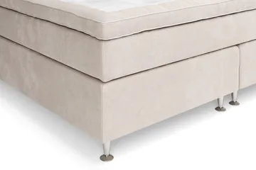 Komplett Sängpaket Celine  210x210 cm - Beige|Sammet - Möbler - Säng - Kontinentalsäng