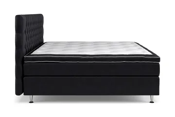 Komplett Sängpaket Celine  210x210 cm - Svart|Sammet - Möbler - Säng - Kontinentalsäng