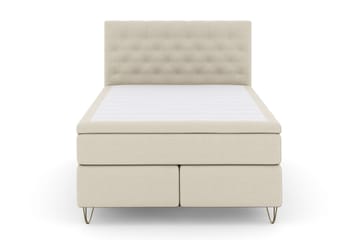 Komplett Sängpaket Choice No 5 160x200 Medium Latex - Beige|Metall V-form - Möbler - Säng - Kontinentalsäng