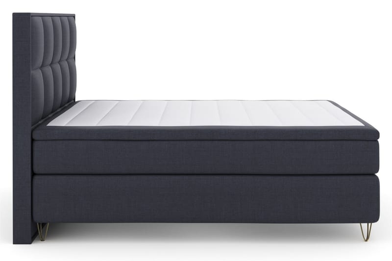 Komplett Sängpaket Choice No 5 180x200 Fast Latex - Blå|Metall V-form - Kontinentalsäng - Dubbelsäng - Komplett sängpaket