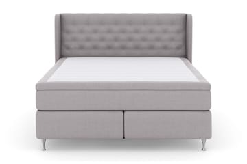 Komplett Sängpaket Choice No 5 180x200 Fast Watergel - Ljusgrå|Silver - Möbler - Säng - Kontinentalsäng