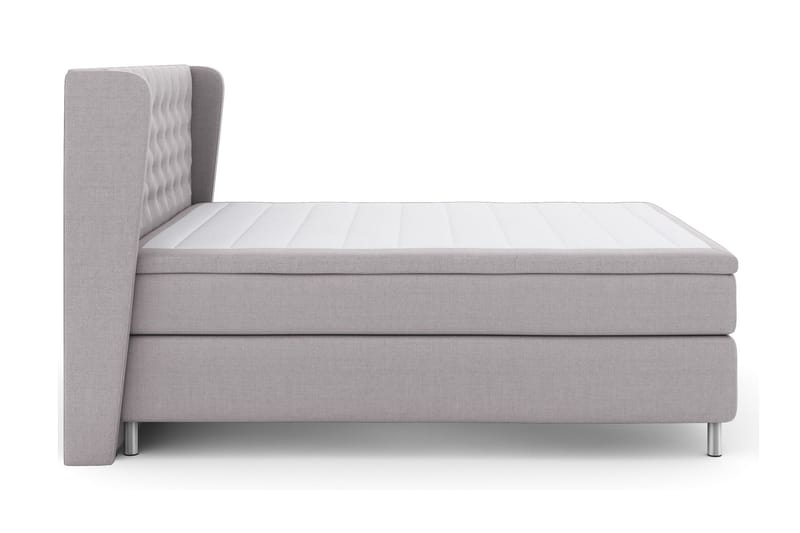 Komplett Sängpaket Choice No 5 180x200 Fast/Medium Watergel - Ljusgrå|Silver - Möbler - Säng - Kontinentalsäng