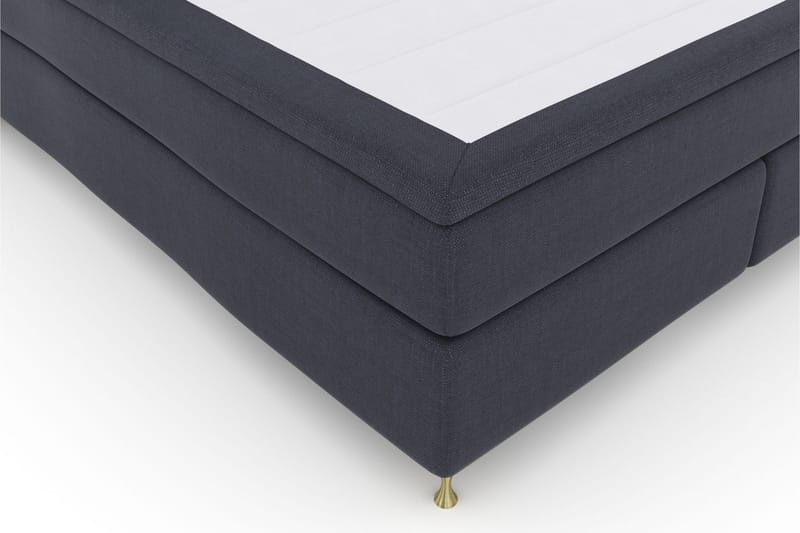 Komplett Sängpaket Choice No 5 180x200 Medium Latex - Blå|Guld - Kontinentalsäng - Dubbelsäng - Komplett sängpaket