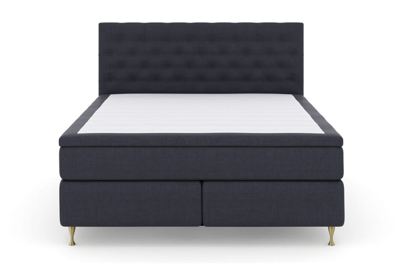 Komplett Sängpaket Choice No 5 210x210 Fast Watergel - Blå|Guld - Möbler - Säng - Kontinentalsäng
