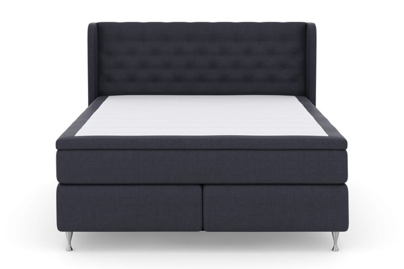 Komplett Sängpaket Choice No 5 210x210 Fast Watergel - Blå|Silver - Möbler - Säng - Kontinentalsäng